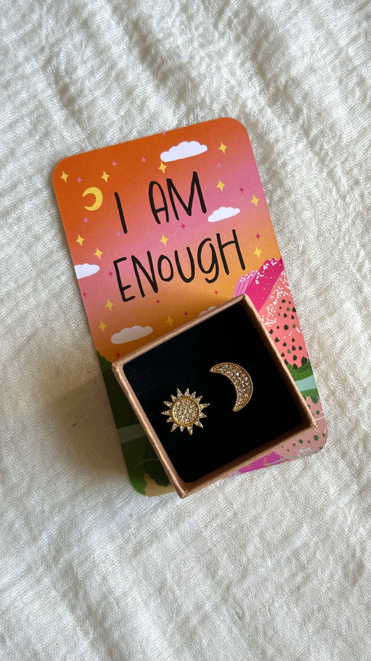 Orecchini a farfalla The Moon meets the Sun