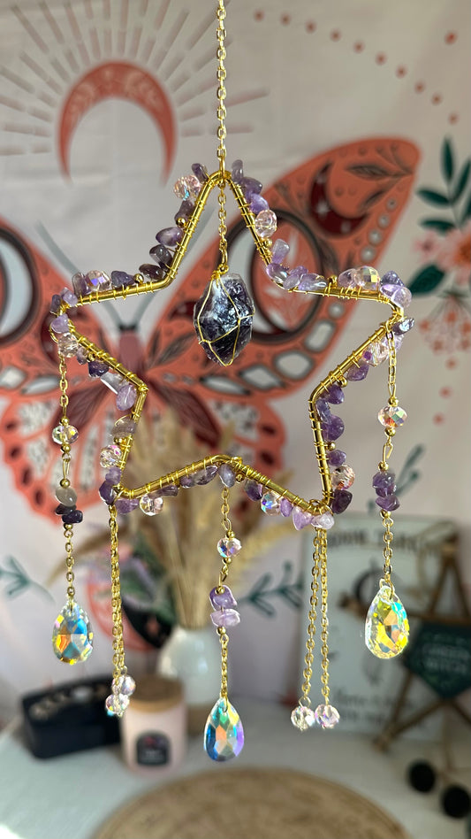 Acchiappasole con i cristalli