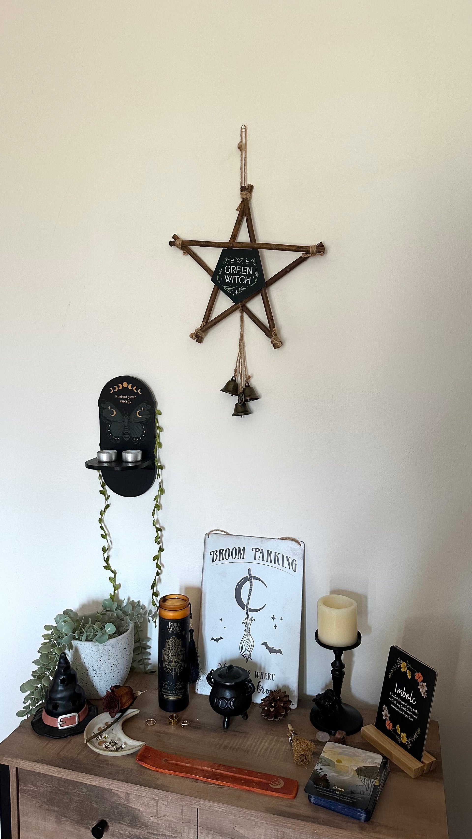 Decorazione da parete Green Witch