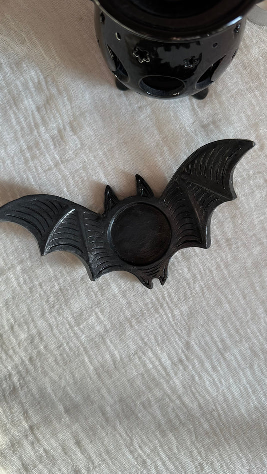 Porta candela pipistrello