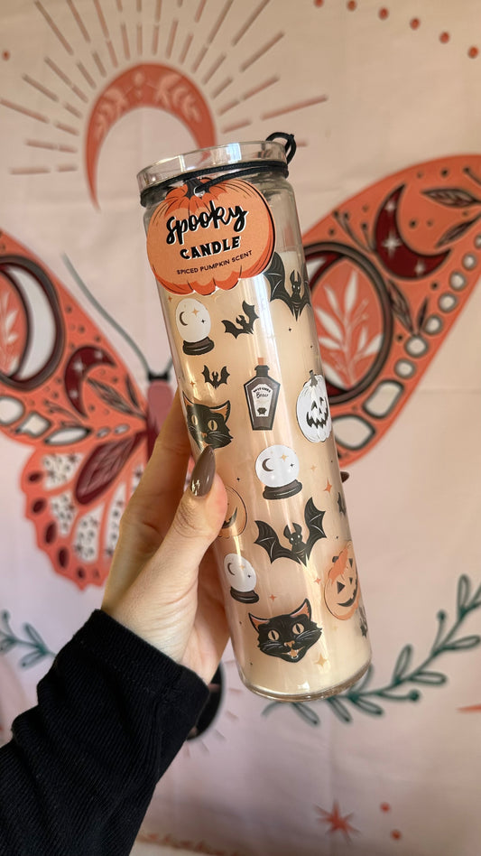 Candela Spooky Pumpkin