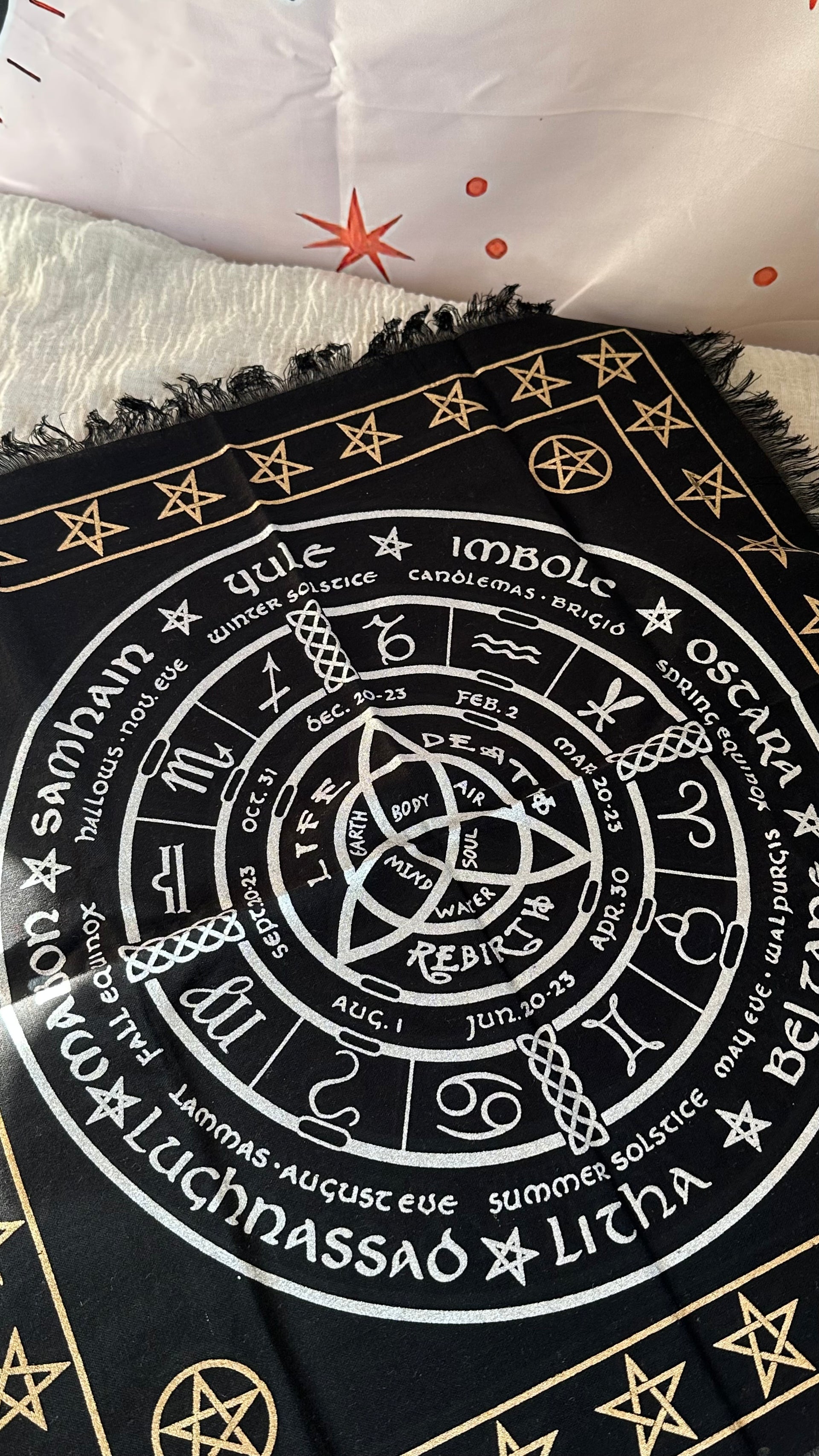 Tovaglietta per altare Sabba