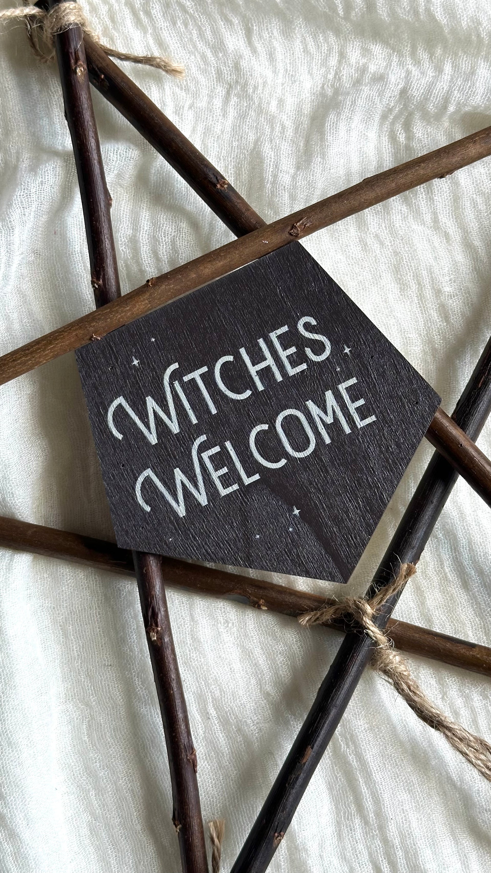 Decorazione da parete Welcome Witch