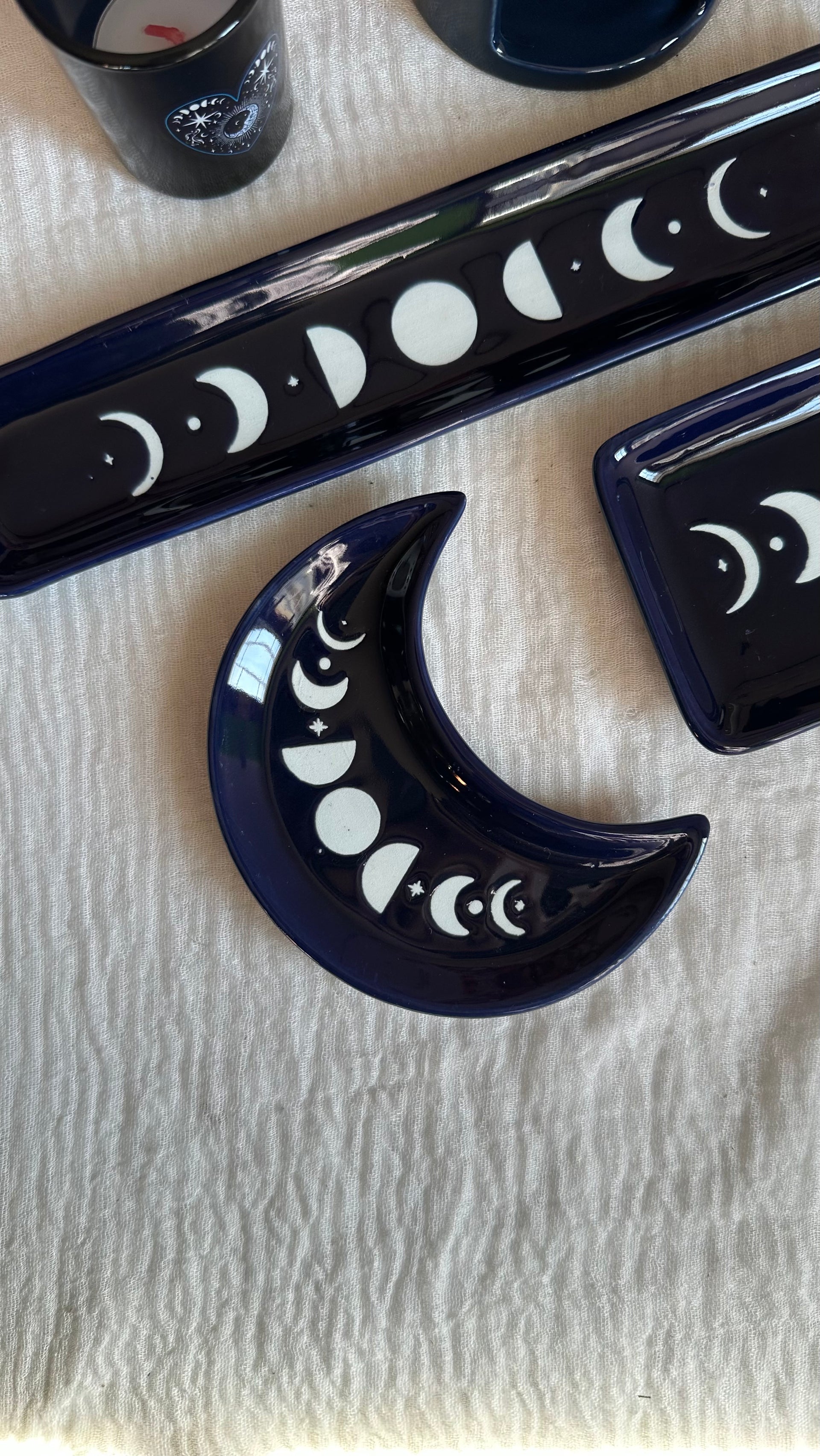 Svuota tasche Moon Phases (mezza luna)