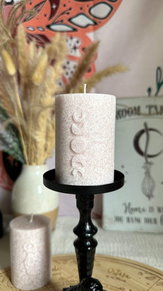 Candele rituali Dea e Fasi Lunari