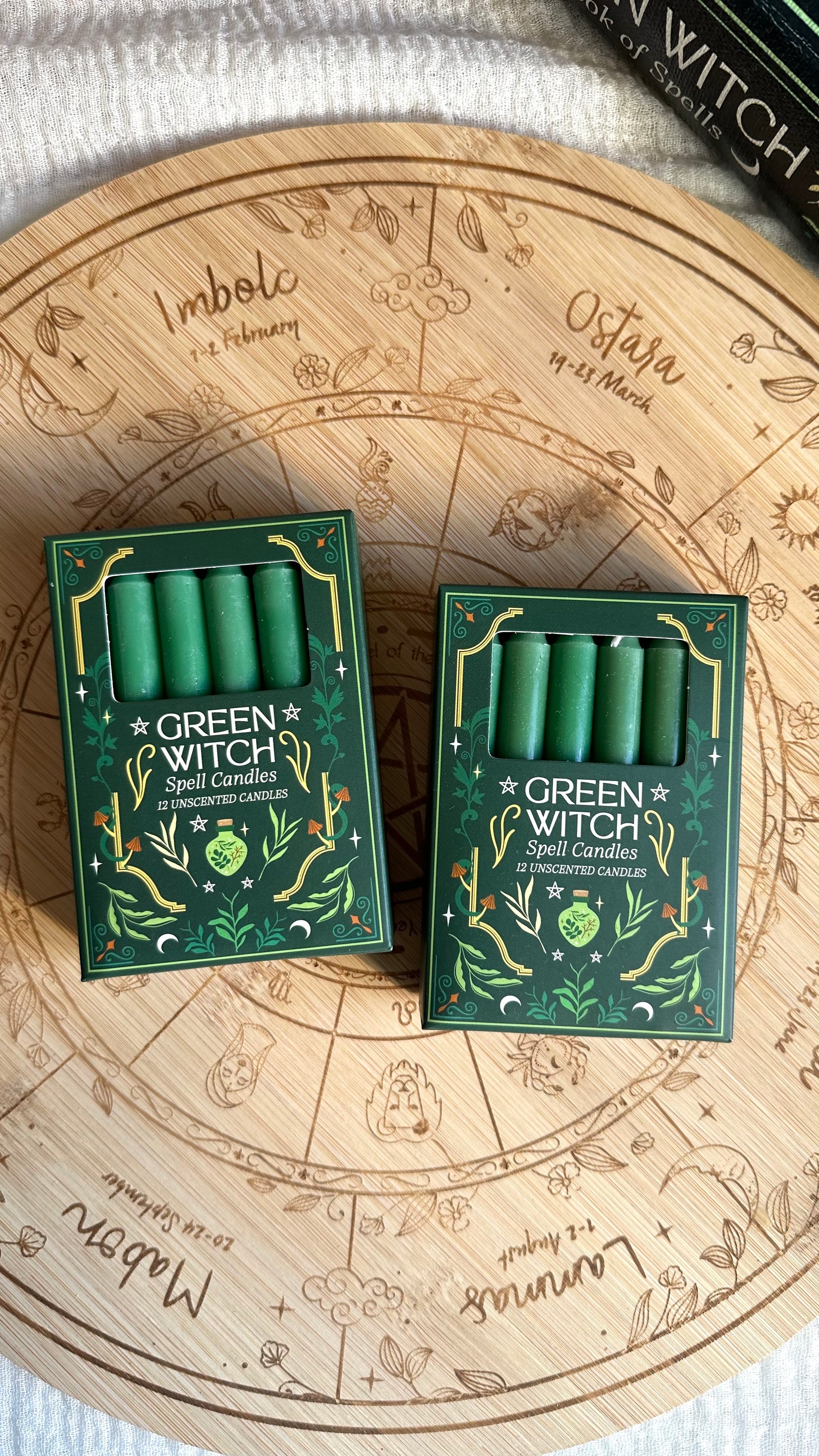 Candele Green Witch
