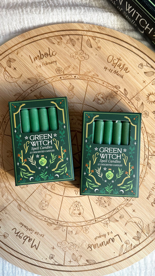 Candele Green Witch