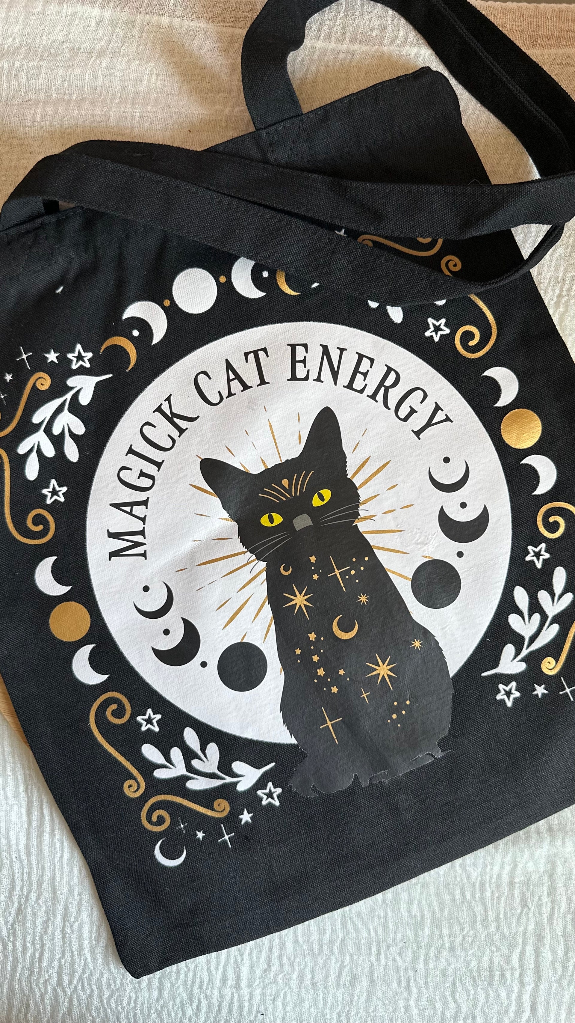 Tote Bag Magic Cat