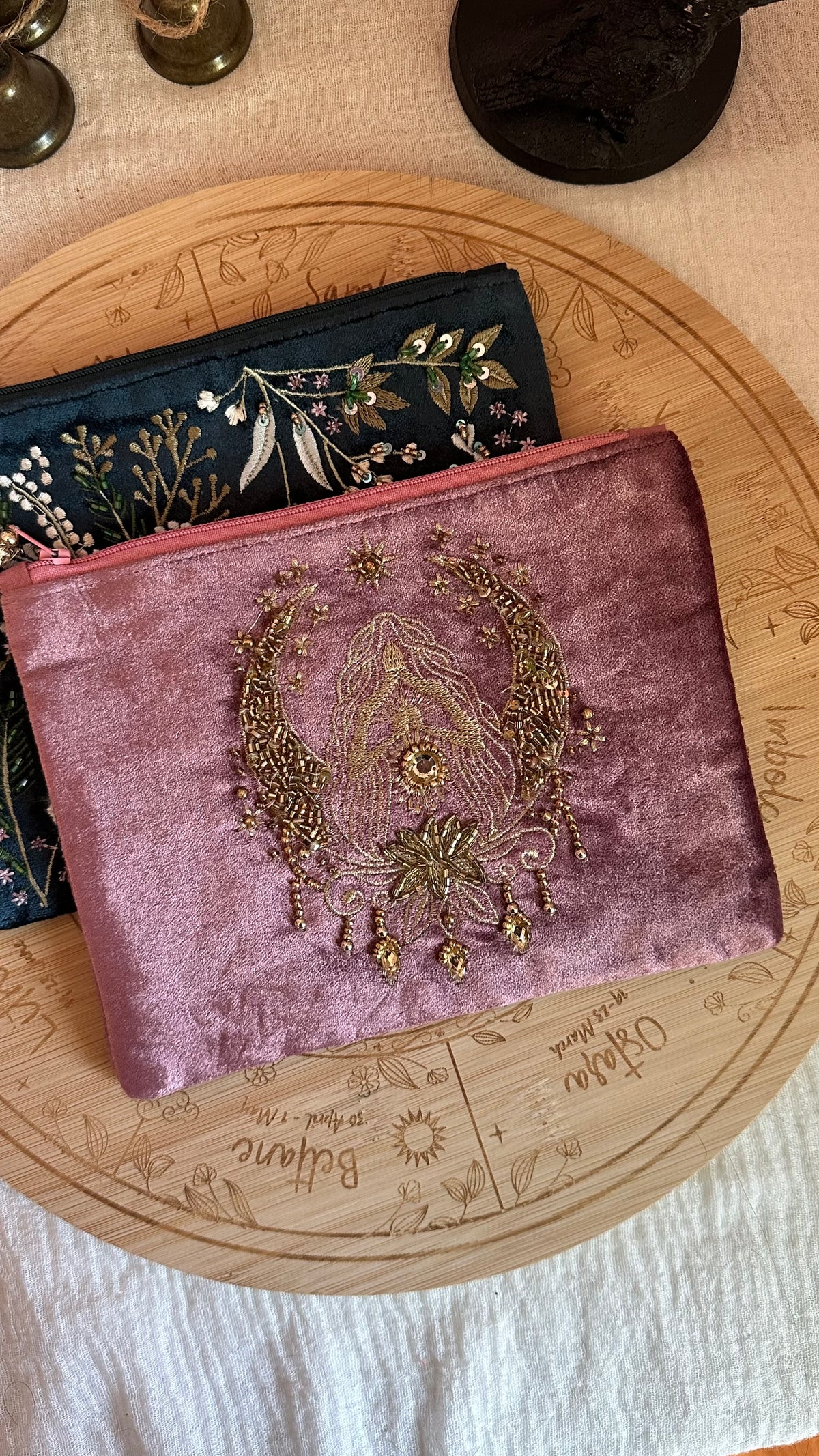 Pochette in velluto