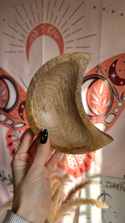 Ciotola Mezza Luna in legno
