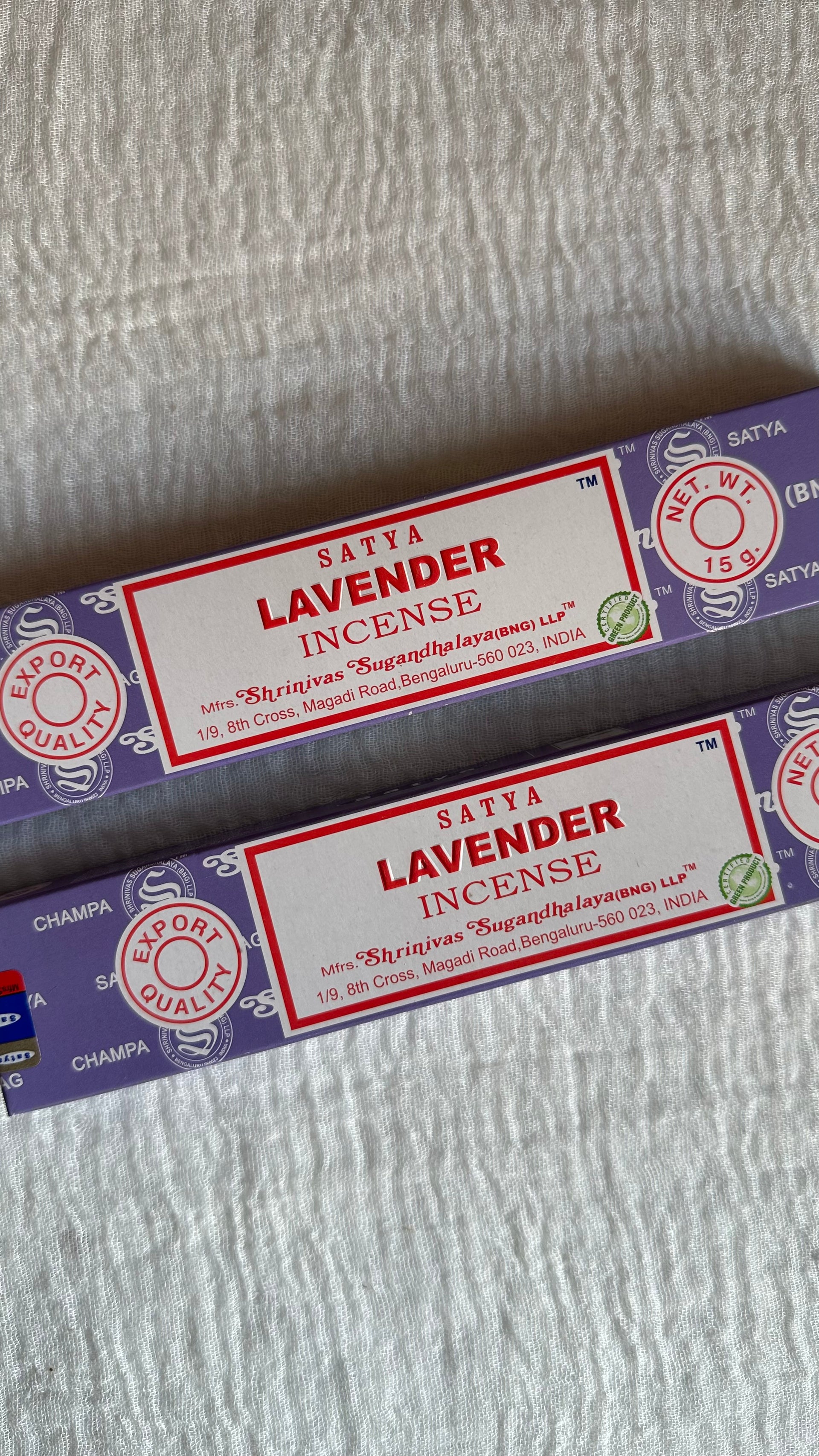 Incensi alla Lavanda