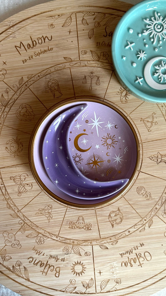 Piattino Purple Moon