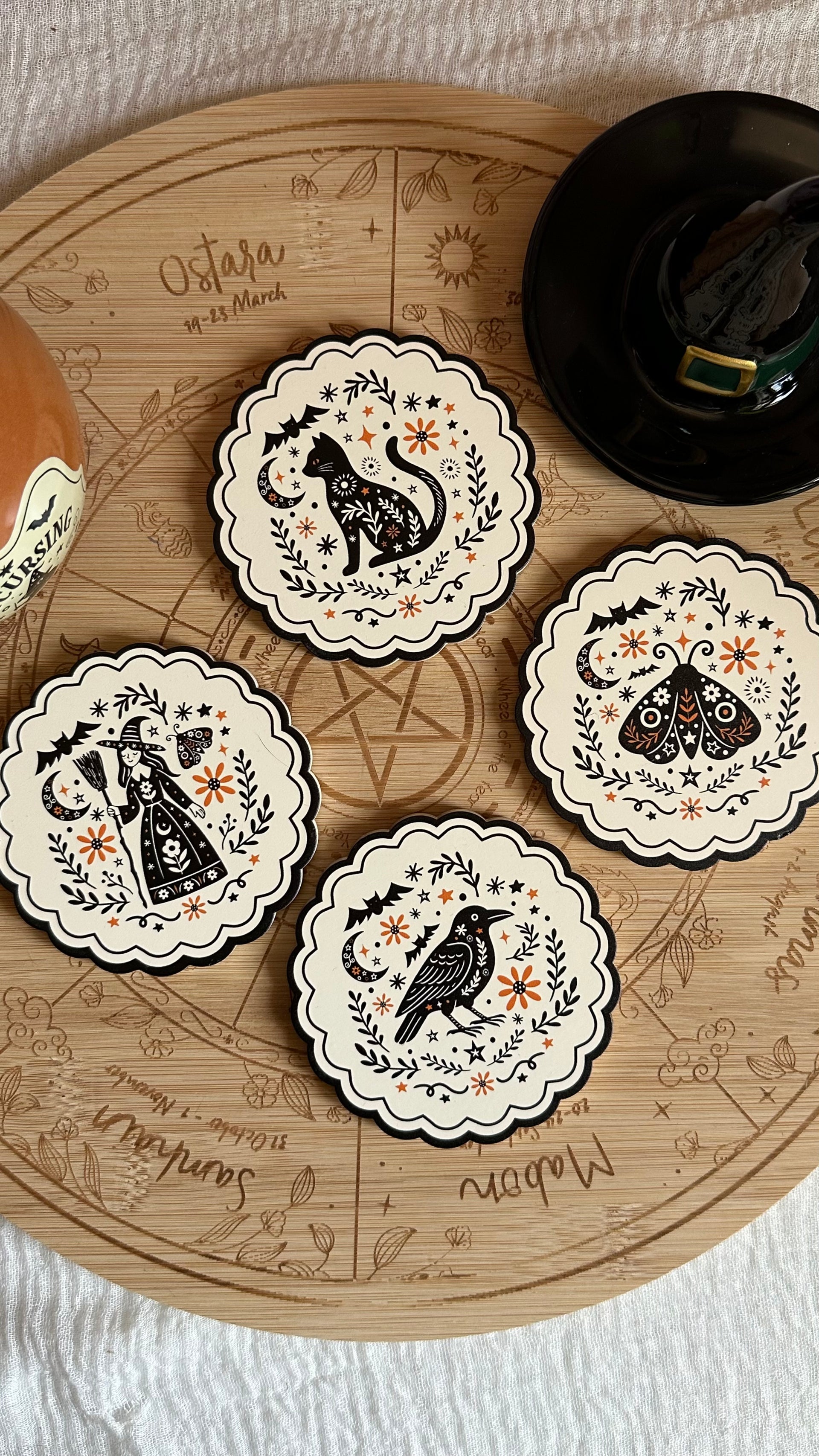 Sottobicchieri Witchy