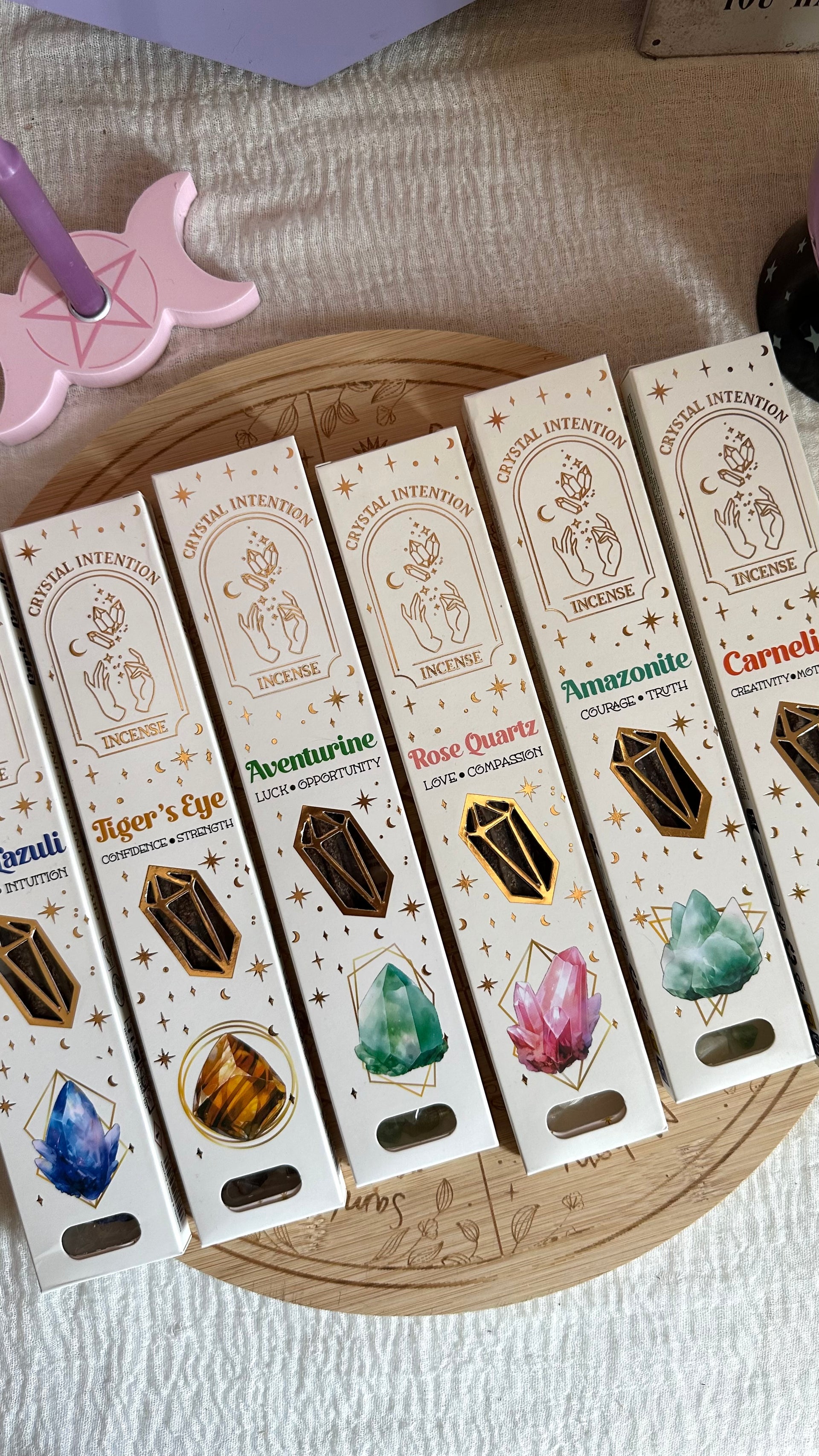 Incensi Crystal Intentions