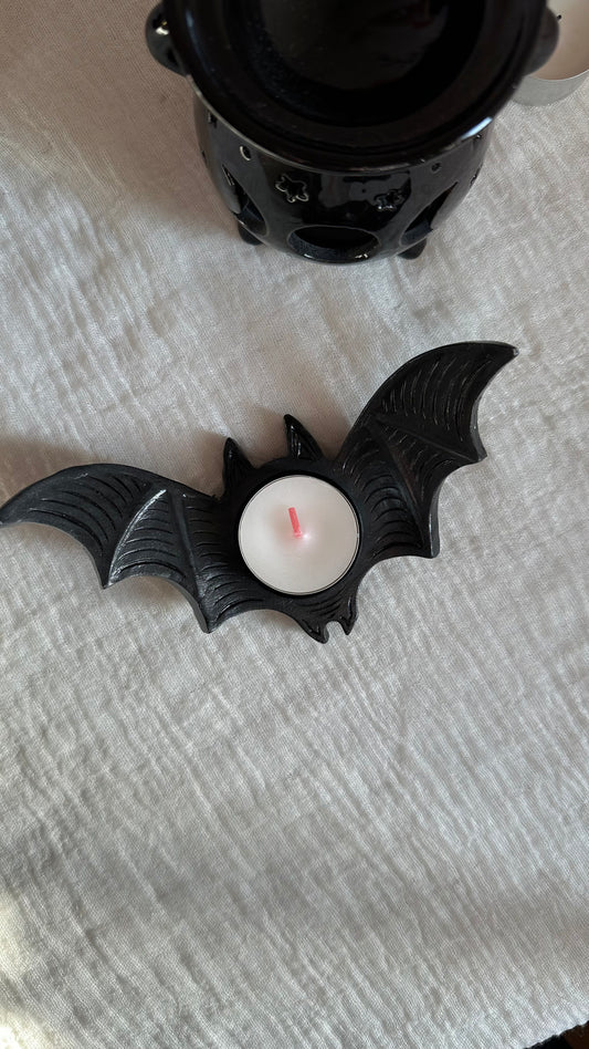 Porta candela pipistrello
