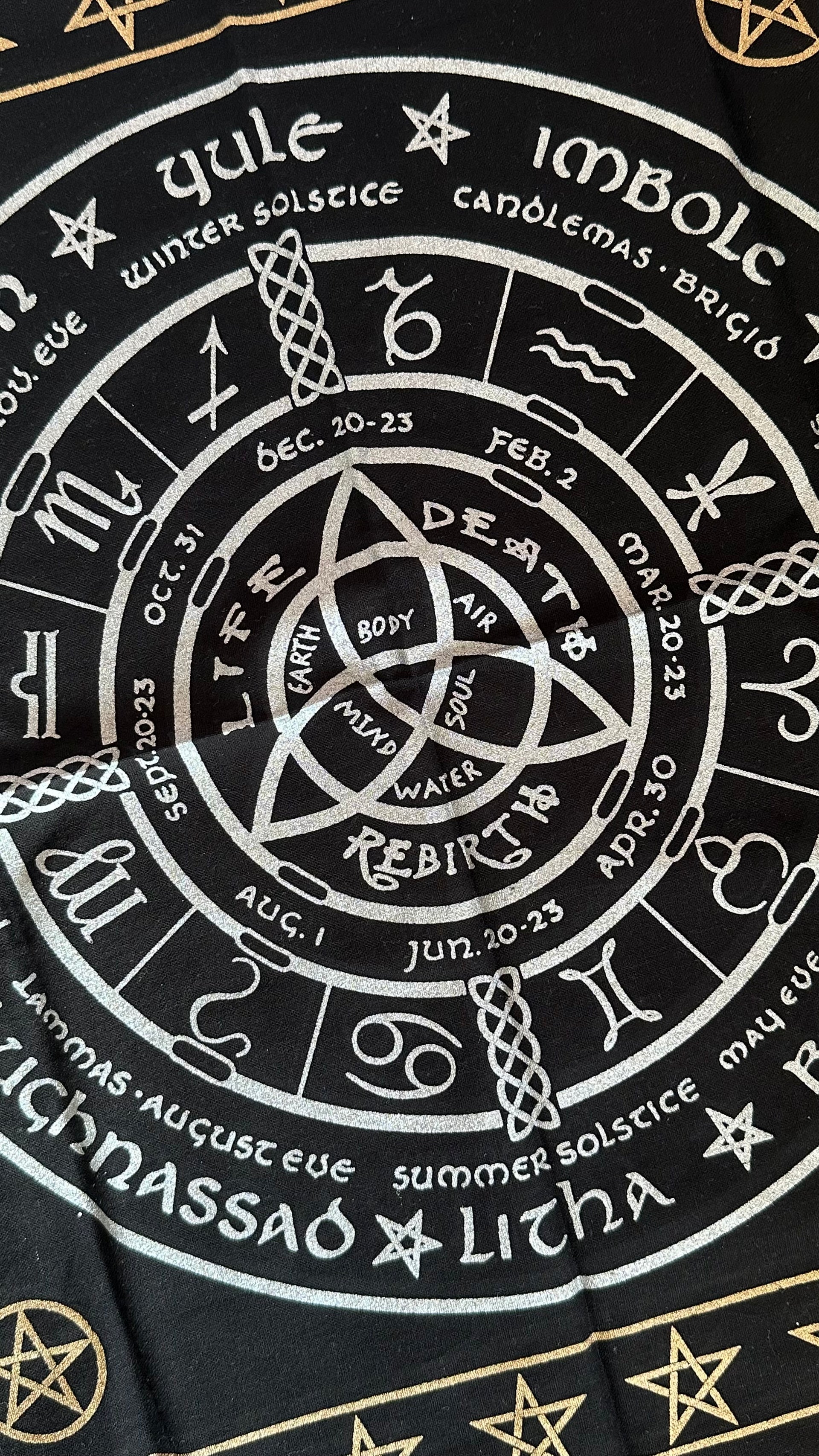 Tovaglietta per altare Sabba