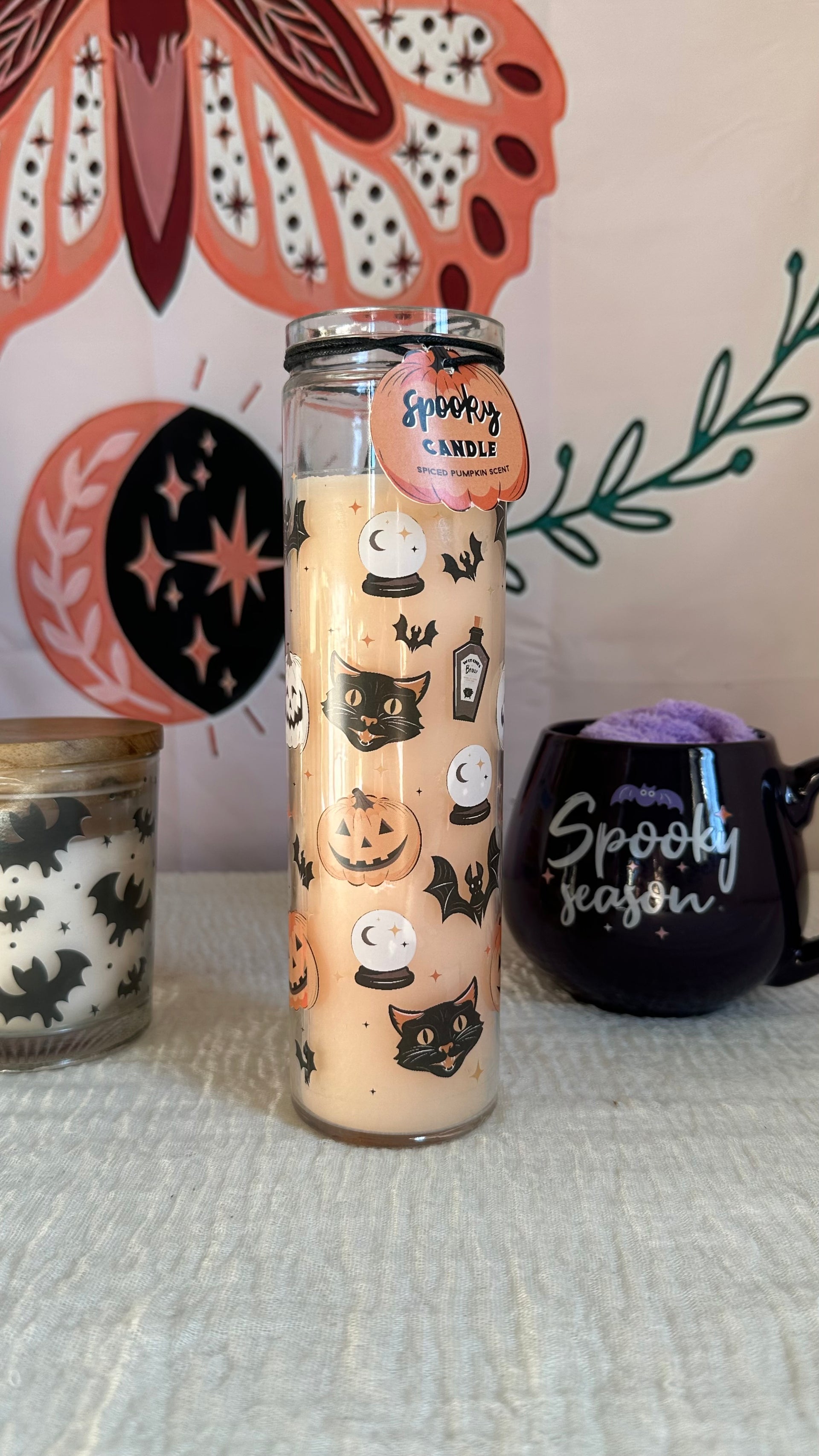 Candela Spooky Pumpkin