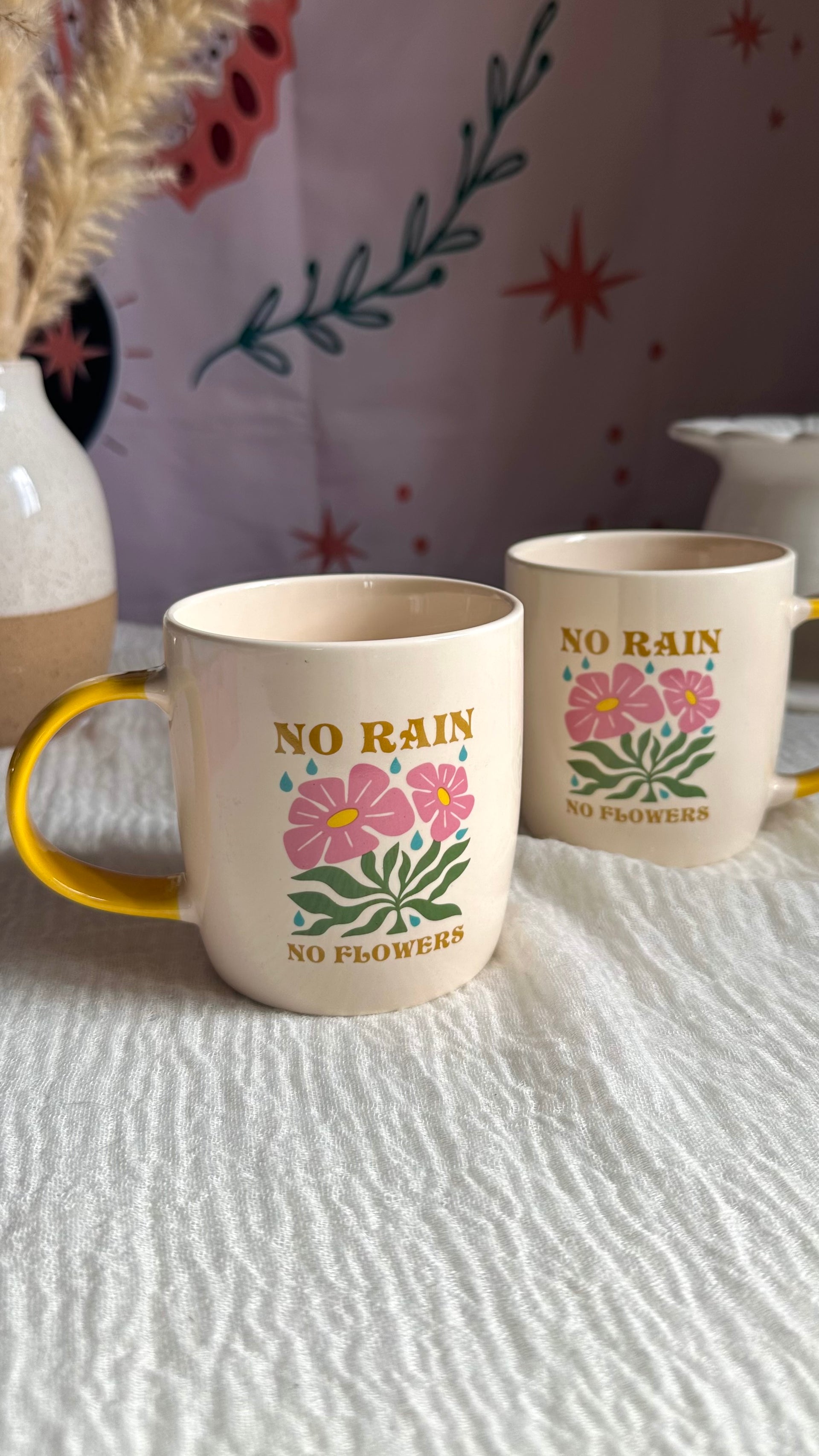 Tazza No Rain No Flowers