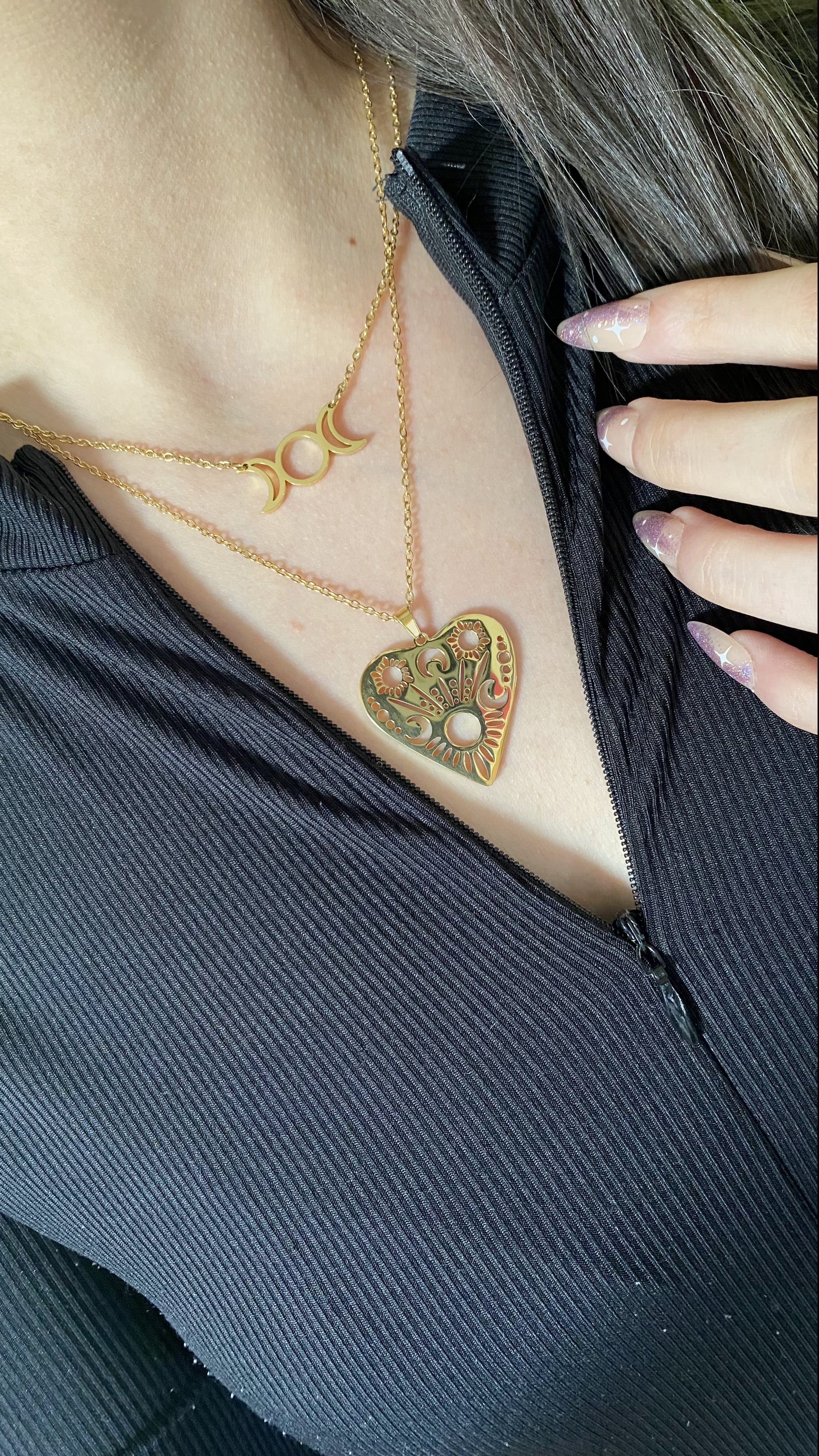 Collana Triplice Luna