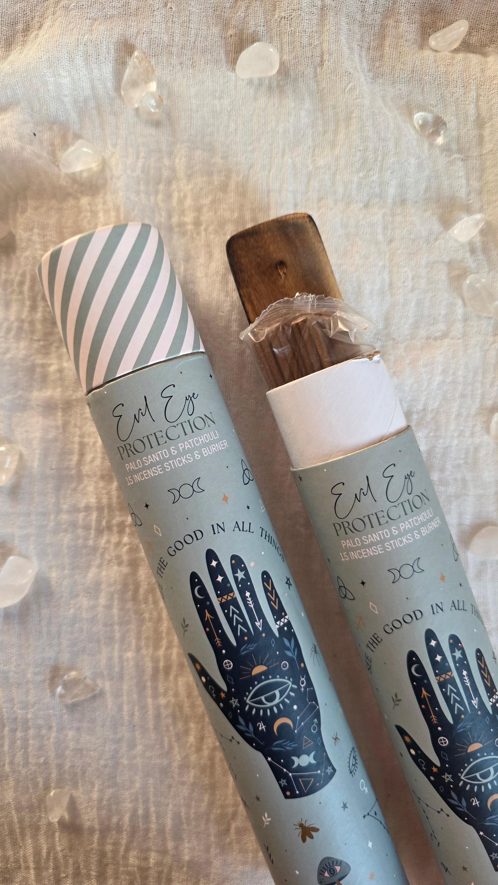 Set Incensi Celestial e brucia incenso in legno