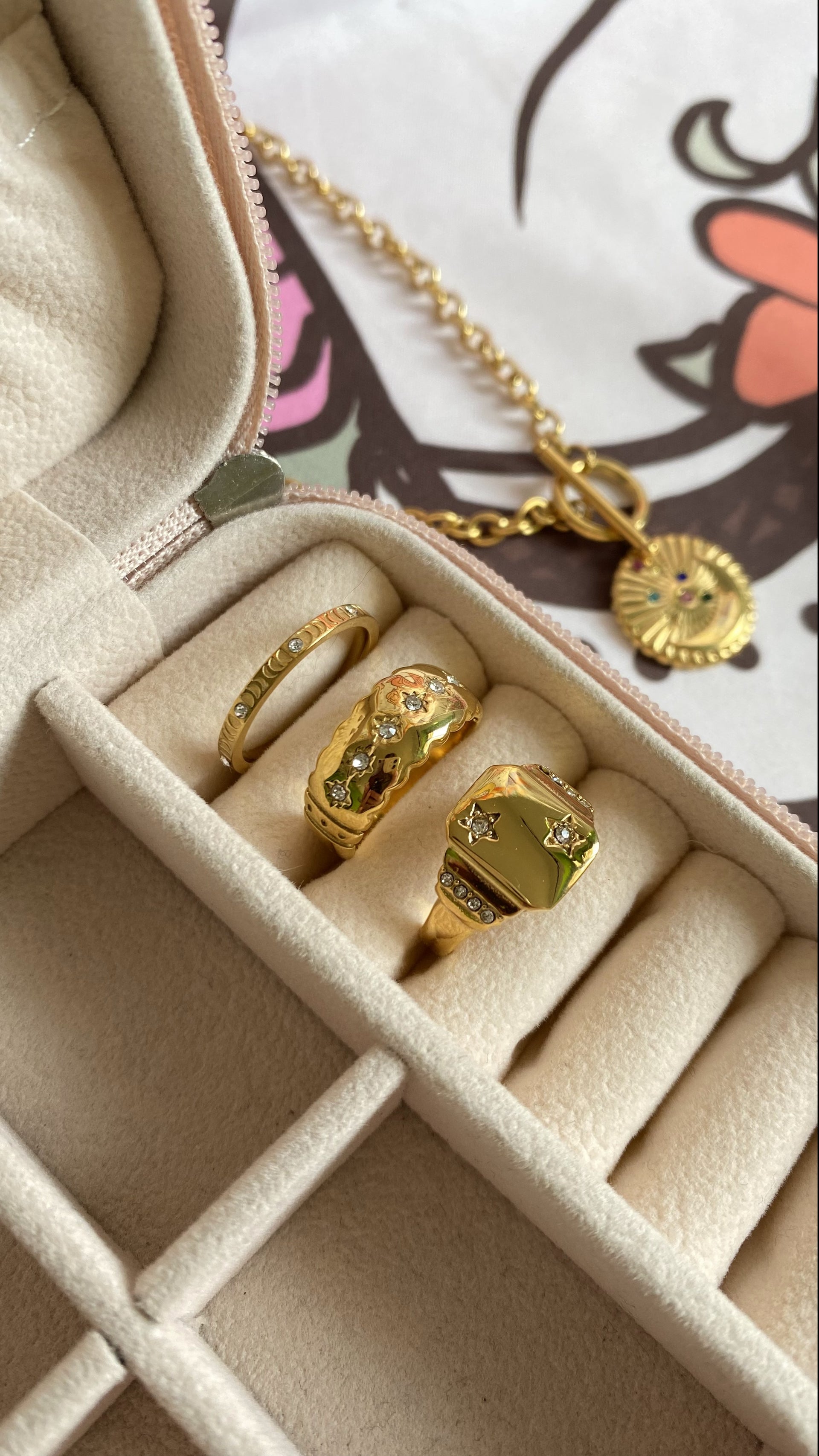 Anello Moon Phases