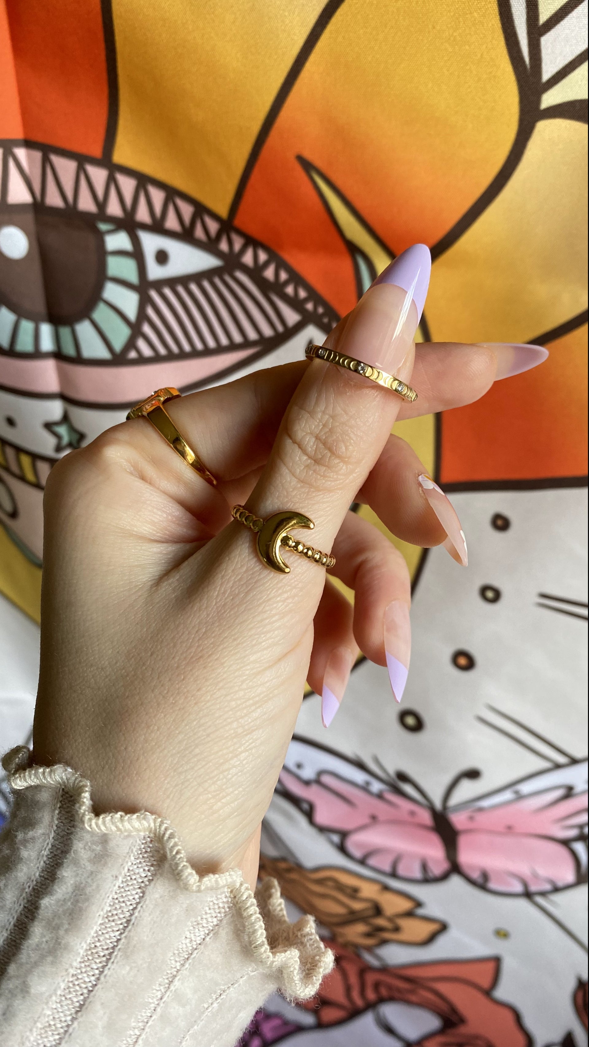 Anello Moon Phases